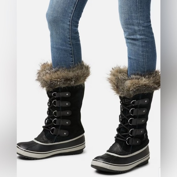 Sorel Joan of Arctic Waterproof Winter Boots Faux Fur Cuff Size U.S. 8.5 - Picture 2 of 14